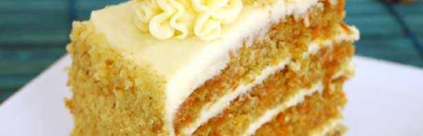Torta de zanahoria, receta sabrosa